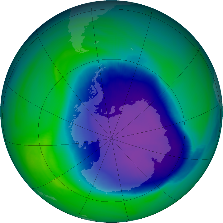 Ozone Map 2006-10-31